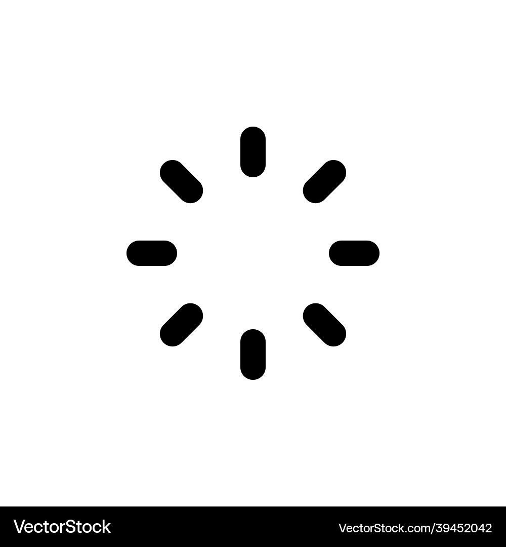 Round loading preloader line web or mobile vector image