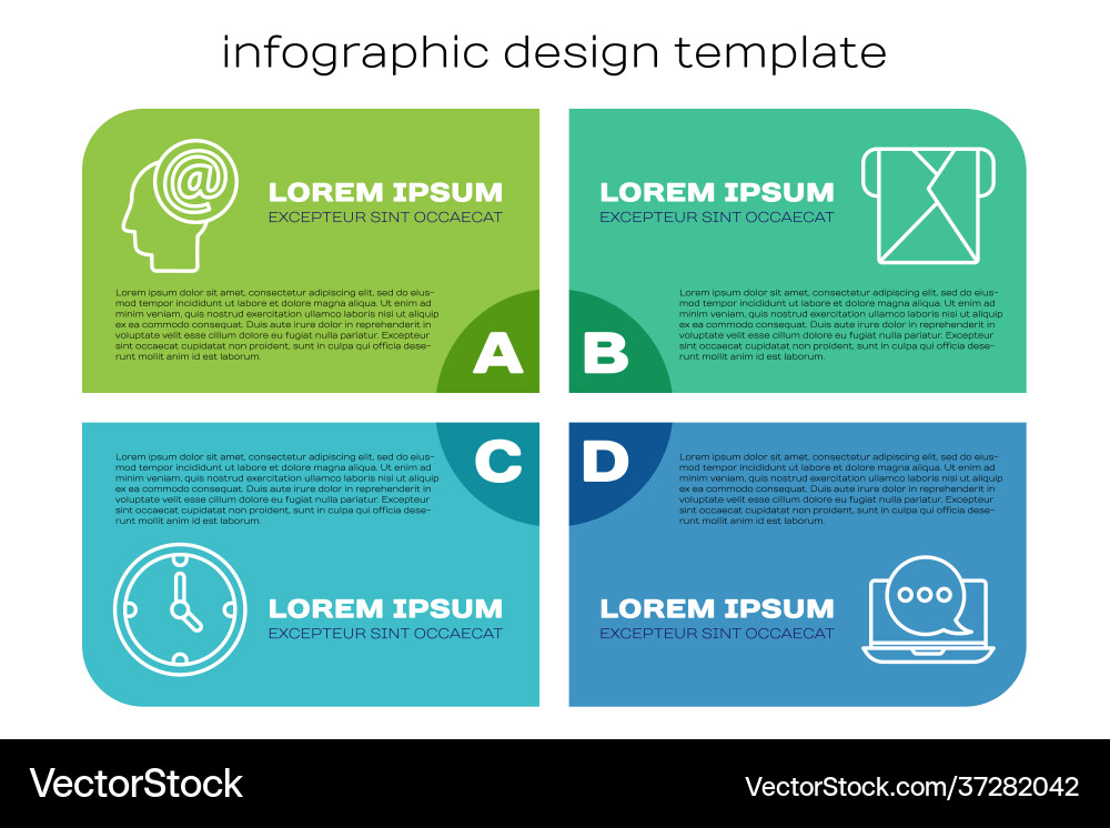 Set line clock mail and e-mail chat messages Set line clock mail and e-mail chat messages vector image