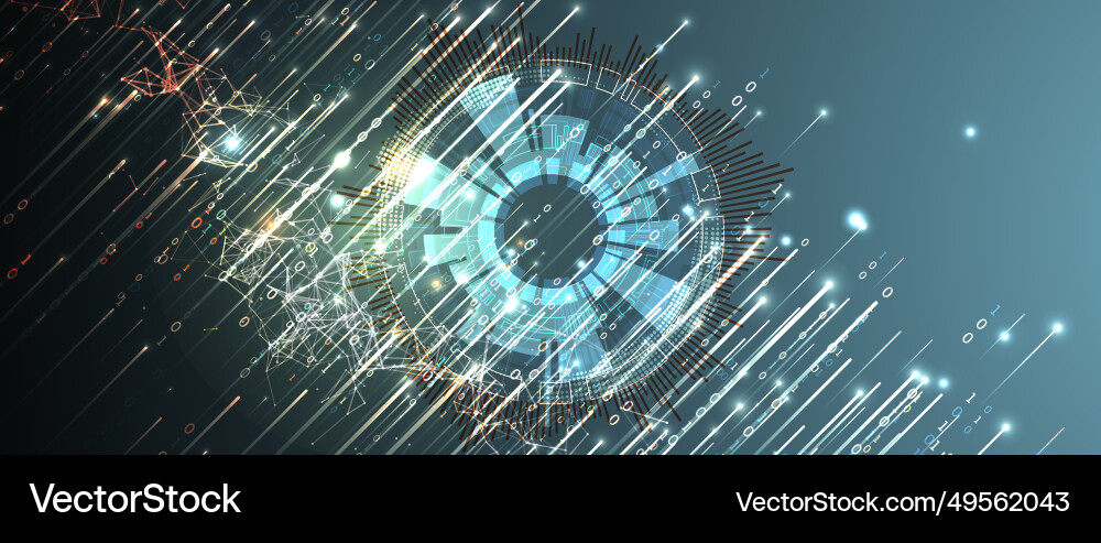 Big data abstract digital futuristic Big data abstract digital futuristic Vector Image