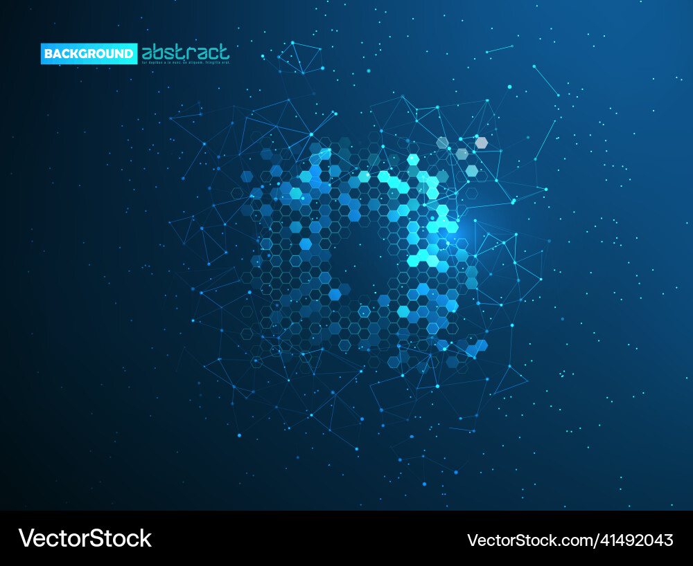 Matrix of countless blocks Matrix of countless blocks vector image