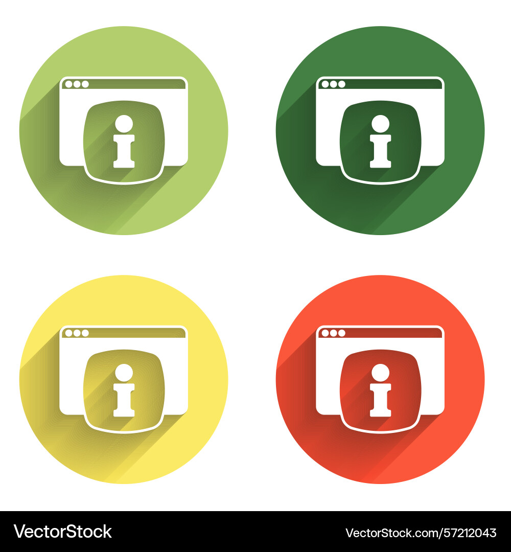 Set computer monitor with text faq information Set computer monitor with text faq information vector image