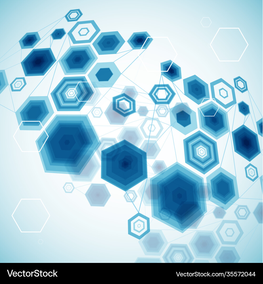 Abstract hexagonal background Abstract hexagonal background vector image