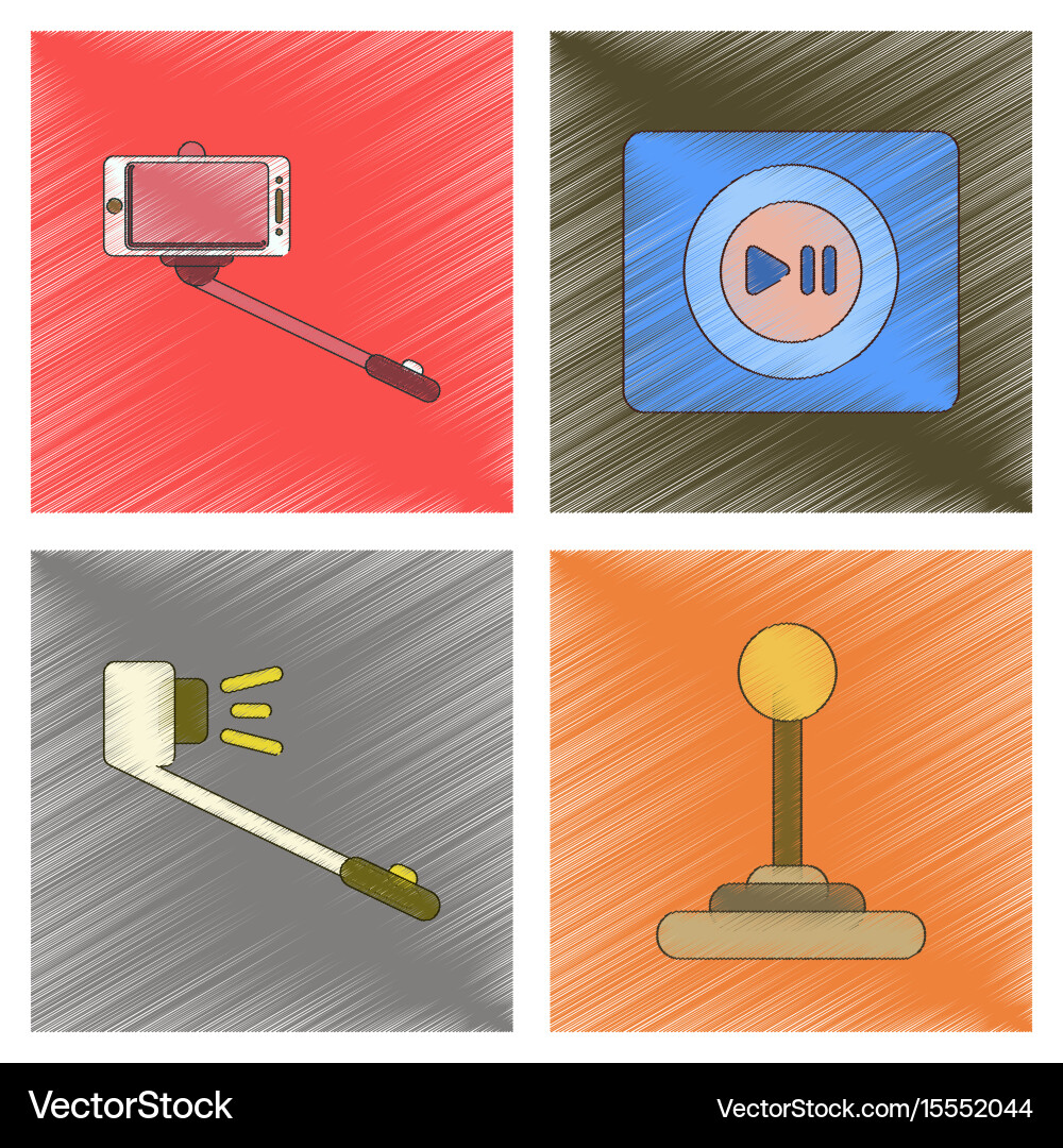 Assembly flat shading style Vector Image
