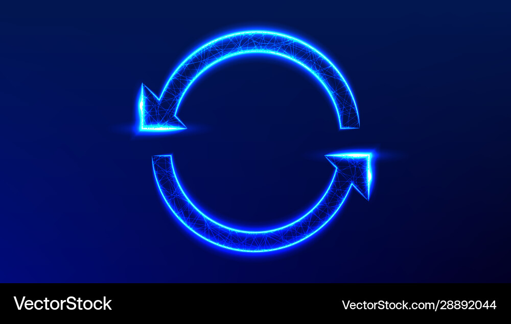 Circle arrows in a round rotating circular Circle arrows in a round rotating circular vector image