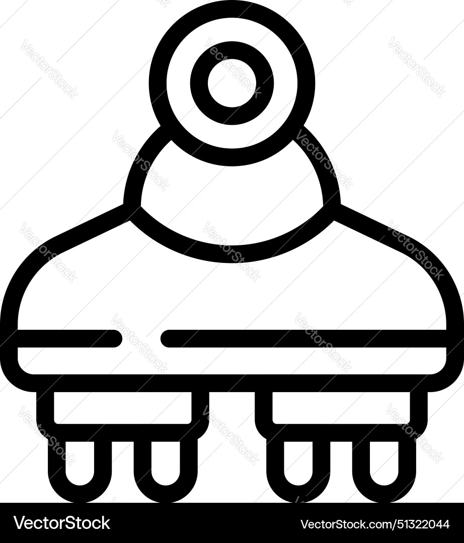 Icon of space invader Vector Image