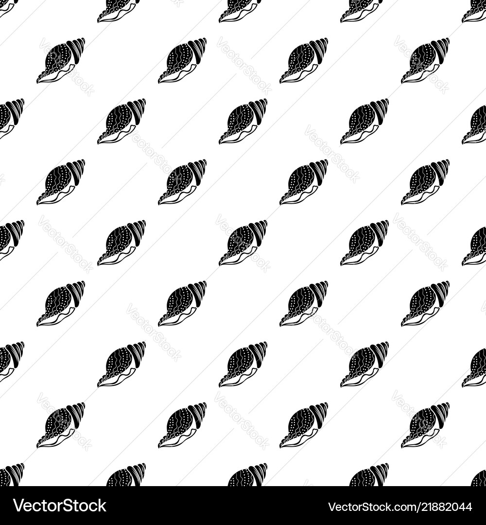 Nature shell icon simple style Vector Image