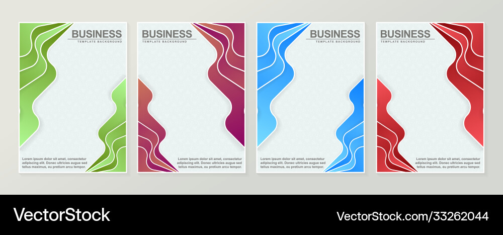 Set abstract colorful minimal covers pattern Set abstract colorful minimal covers pattern Vector Image