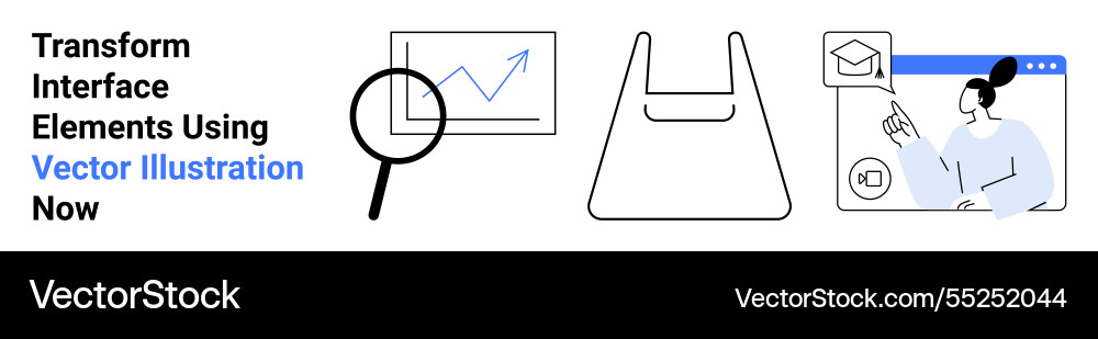 Transforming interface elements through data Transforming interface elements through data vector image