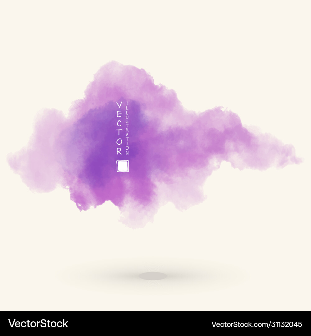 Abstract color watercolor element for web design Vector Image