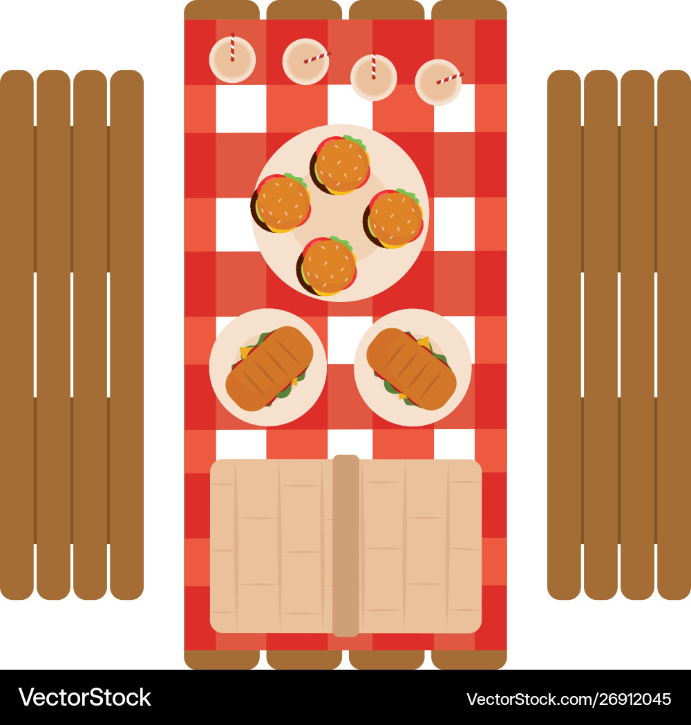 Abstract picnic object Vector Image
