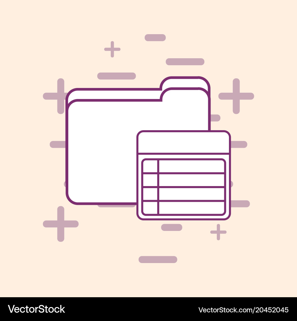 Big data design vector image
