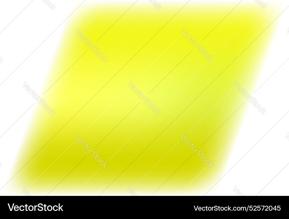 Bright yellow gradient background creating blurred vector image