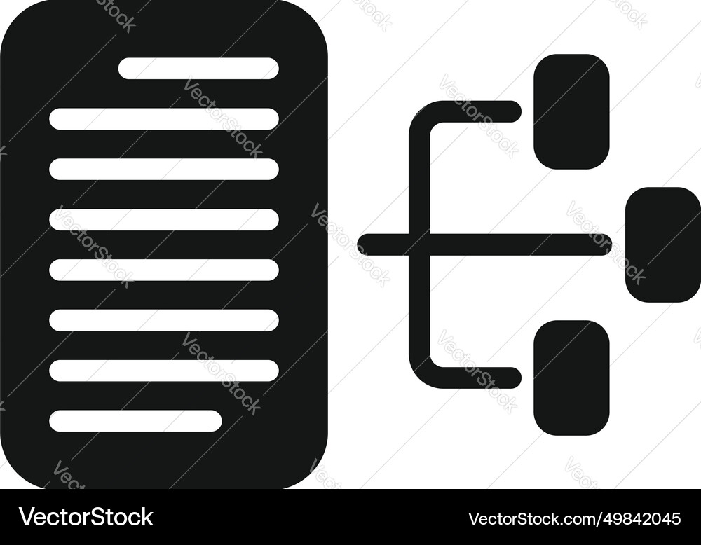 Data file scheme icon simple cloud process Data file scheme icon simple cloud process vector image