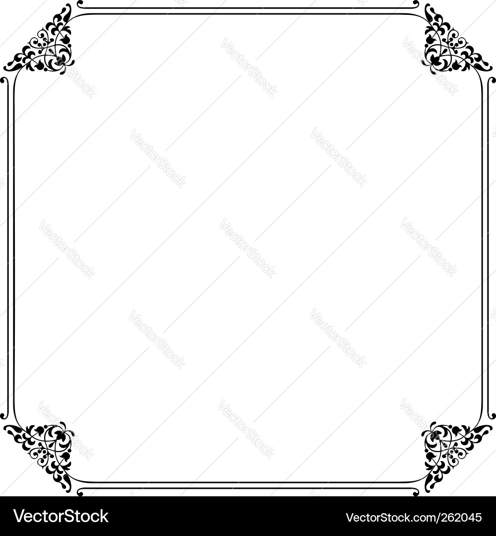 Elegant frame Vector Image