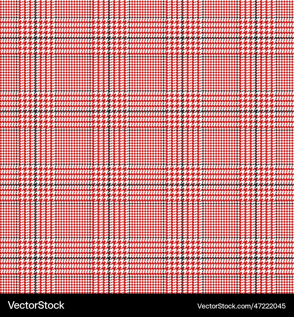 Glen check pattern plaid Vector Image