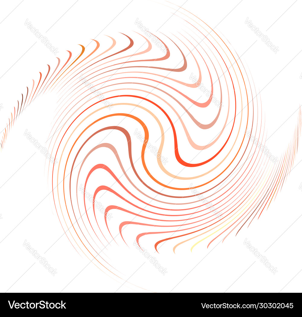 Monochrome cyclic cycle concentric rings revolved Vector Image