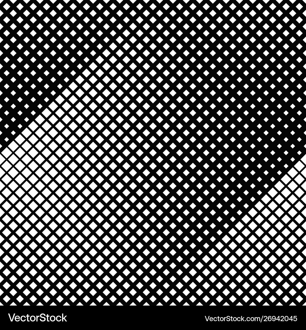 Monochrome square pattern background - abstract vector image