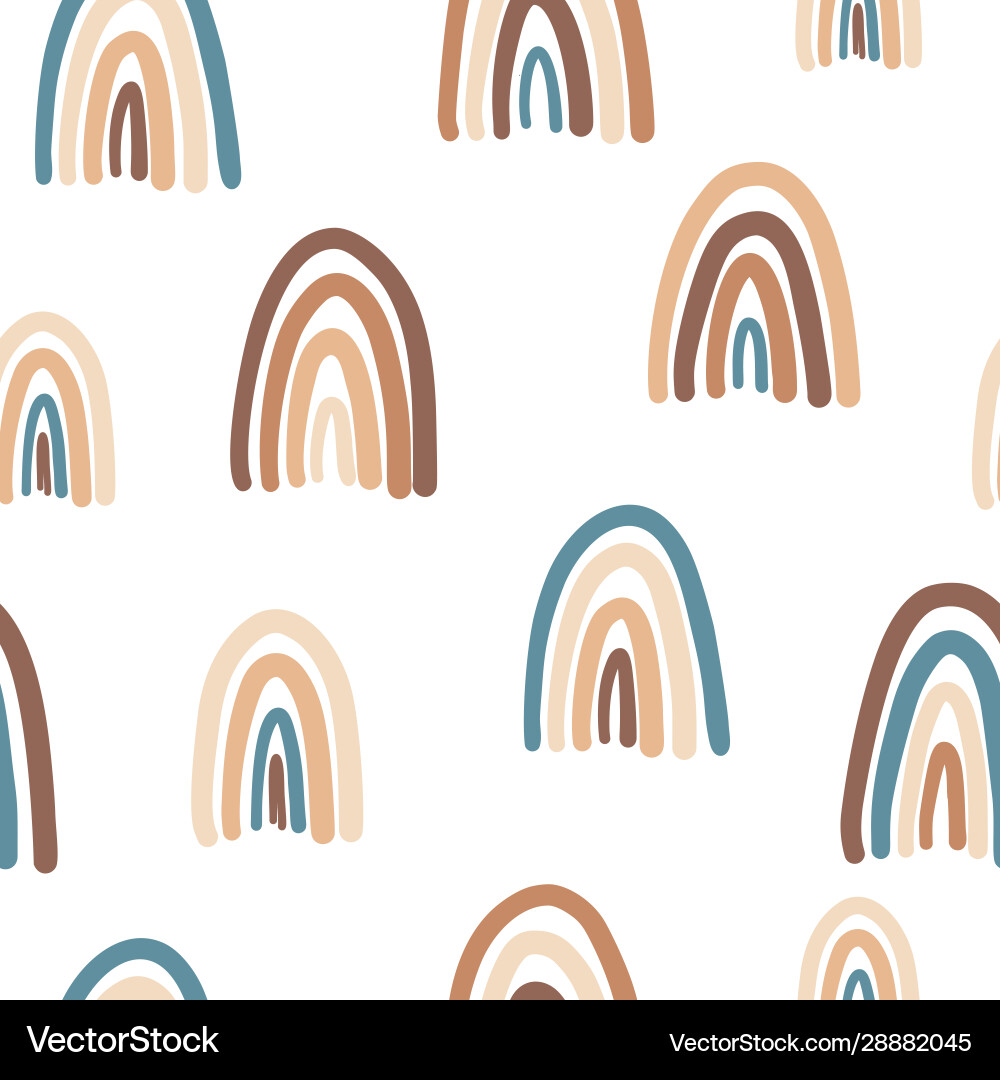 Niedliche Regenbogen nahtlose Muster trendy Hintergrund Niedliche Regenbogen nahtlose Muster trendy Hintergrund vektorbild