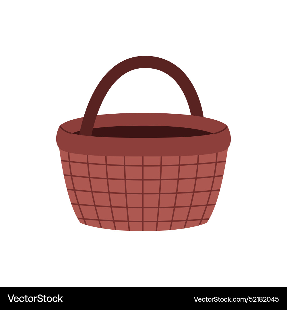 Picnic basket Royalty Free Vector Image - VectorStock