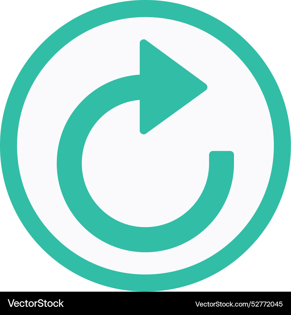 Reload arrow icon design Vector Image