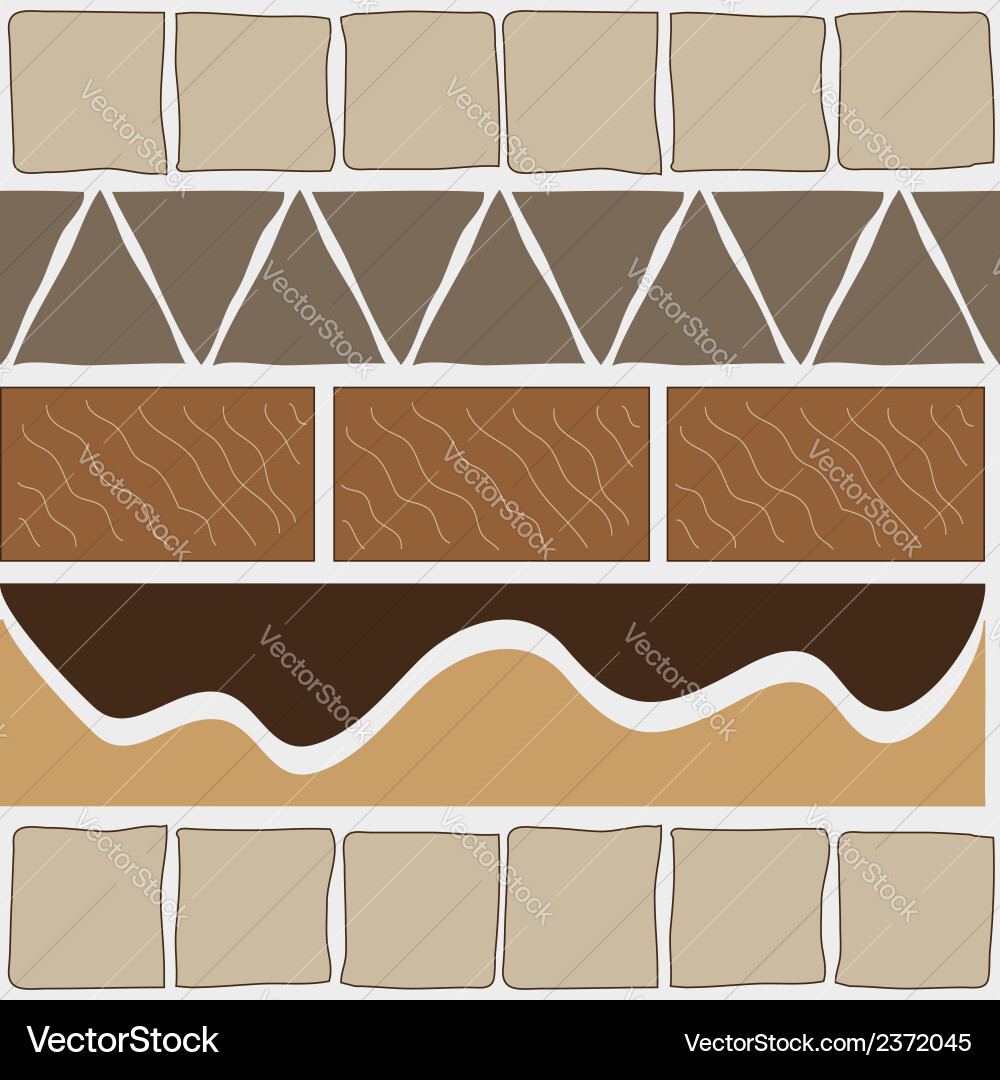 Seamless pattern triangle Vector Image