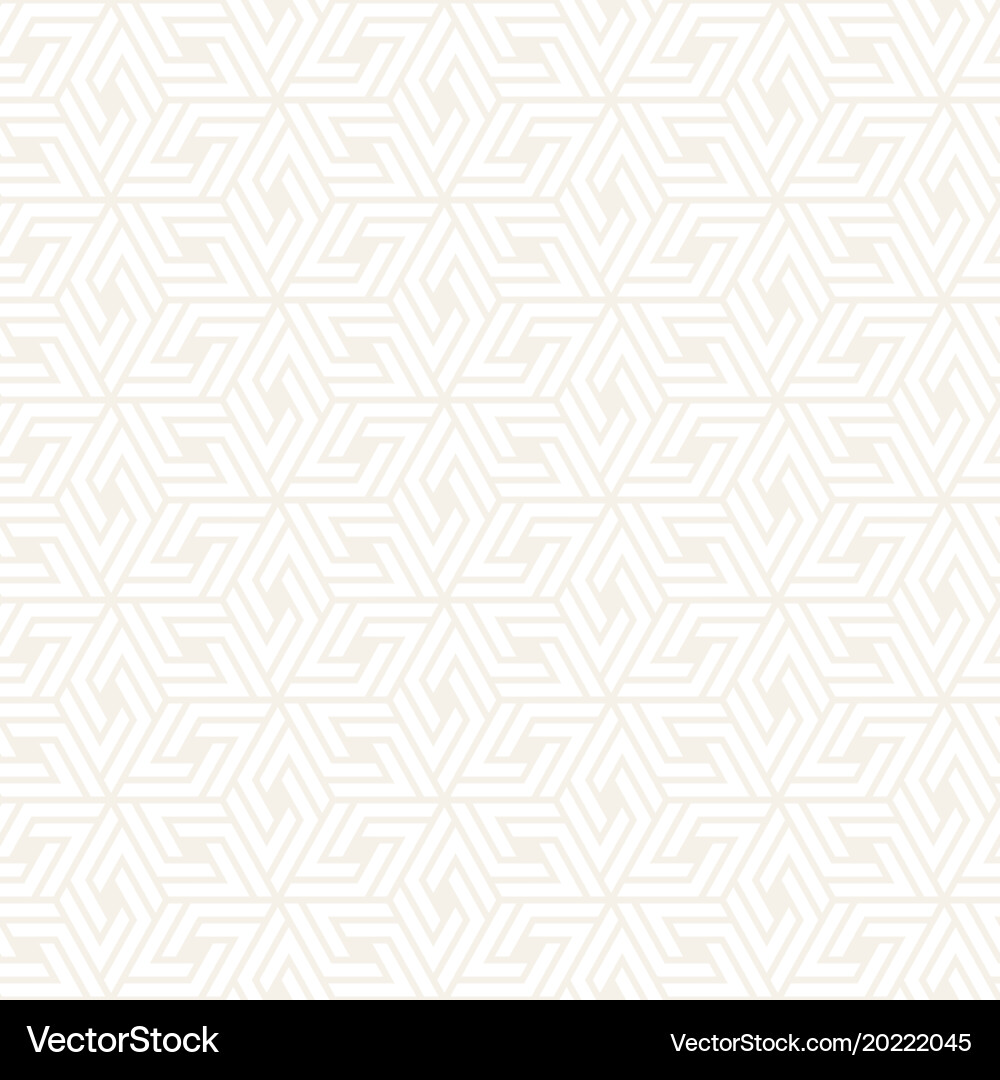 Subtle Hexagonal Stripe Pattern vector image