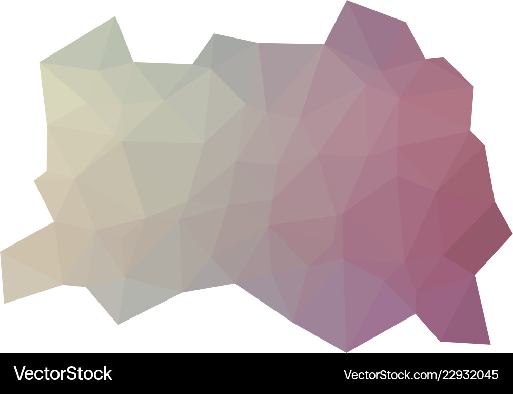 Triangular Low Poly Mosaic Vector Image