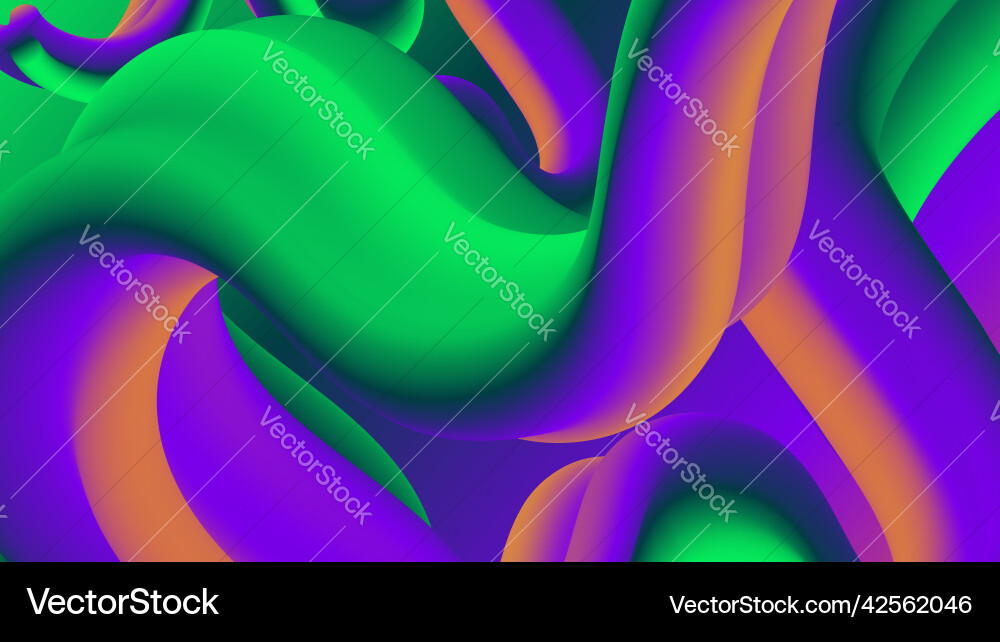 A fluid shape design abstract background 3d looks A fluid shape design abstract background 3d looks Vector Image