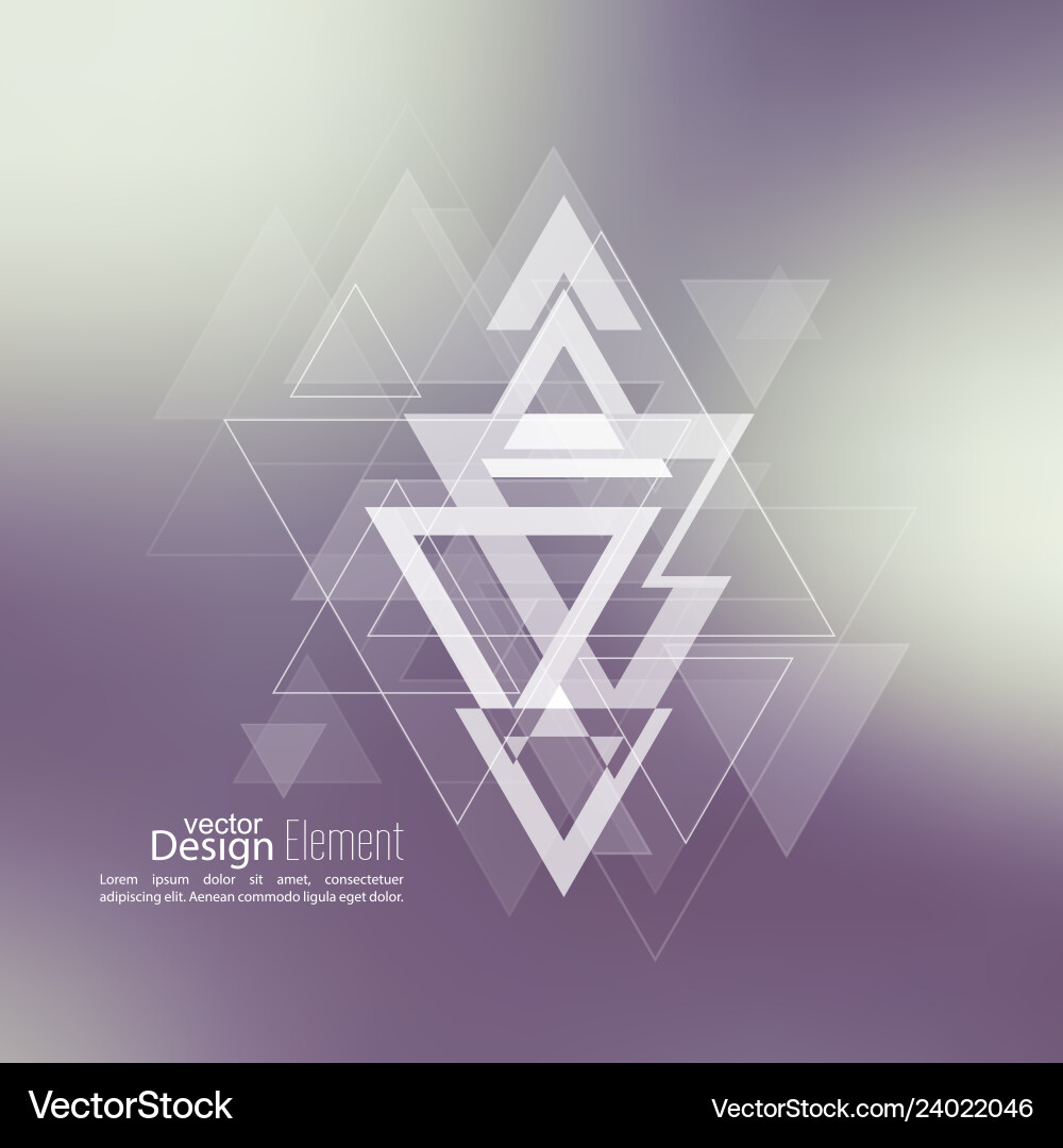 Abstract Angular Debris vector image
