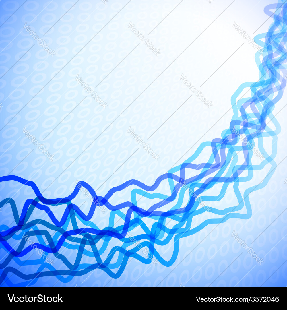 Abstract graph lines vector image