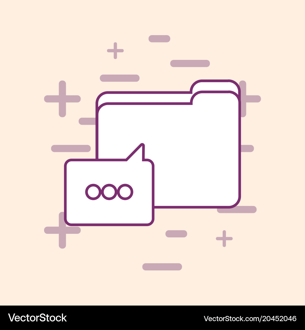 Big data design vector image