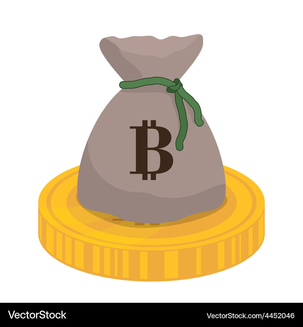 Bitcoin design Vector Image