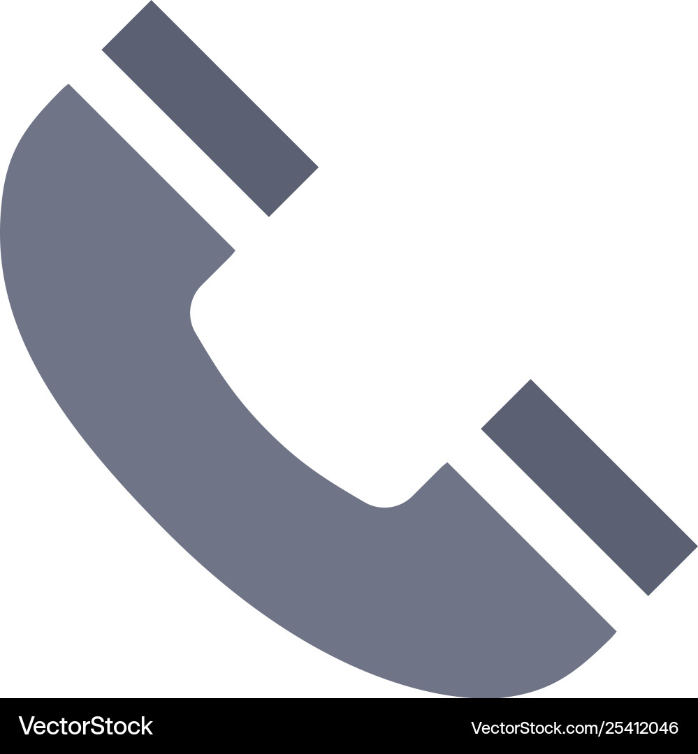 Call interface phone ui flat color icon Call interface phone ui flat color icon vector image