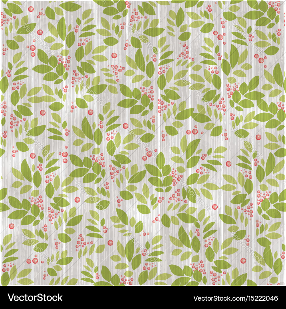 Light leaves endless textured pattern with leaf vector image