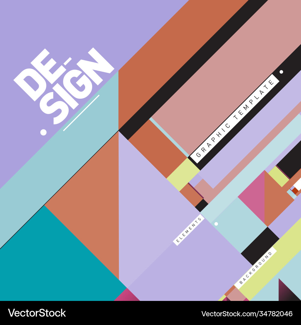 Modern colorful background material design Vector Image
