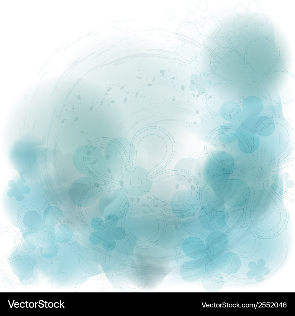 Seamless pattern background with flowers vector image