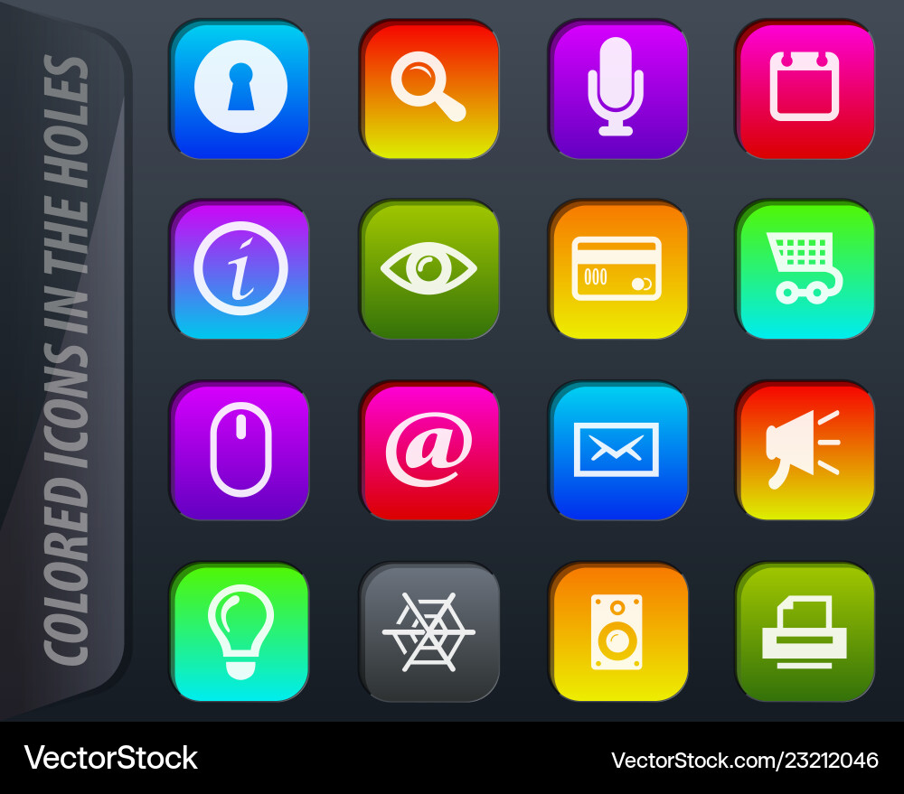 User interface icons set User interface icons set vector image