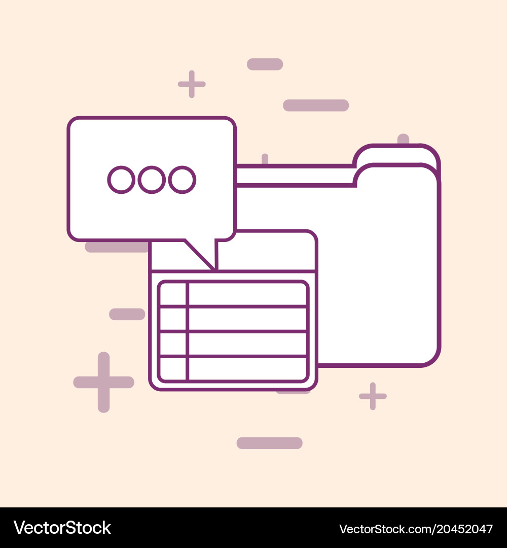 Big data design vector image
