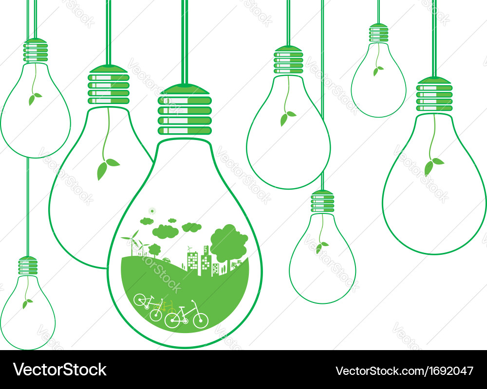 Ecology concept Royalty Free Vector Image - VectorStock