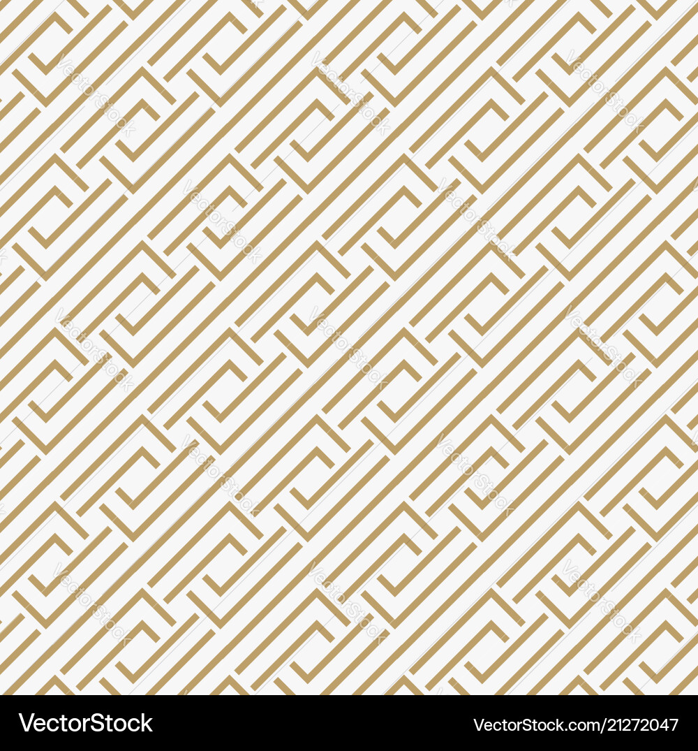 Geometric seamless pattern with line modern Vector Image