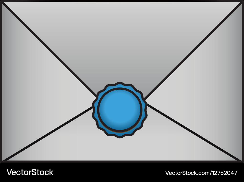 Message envelope mail icon image vector image