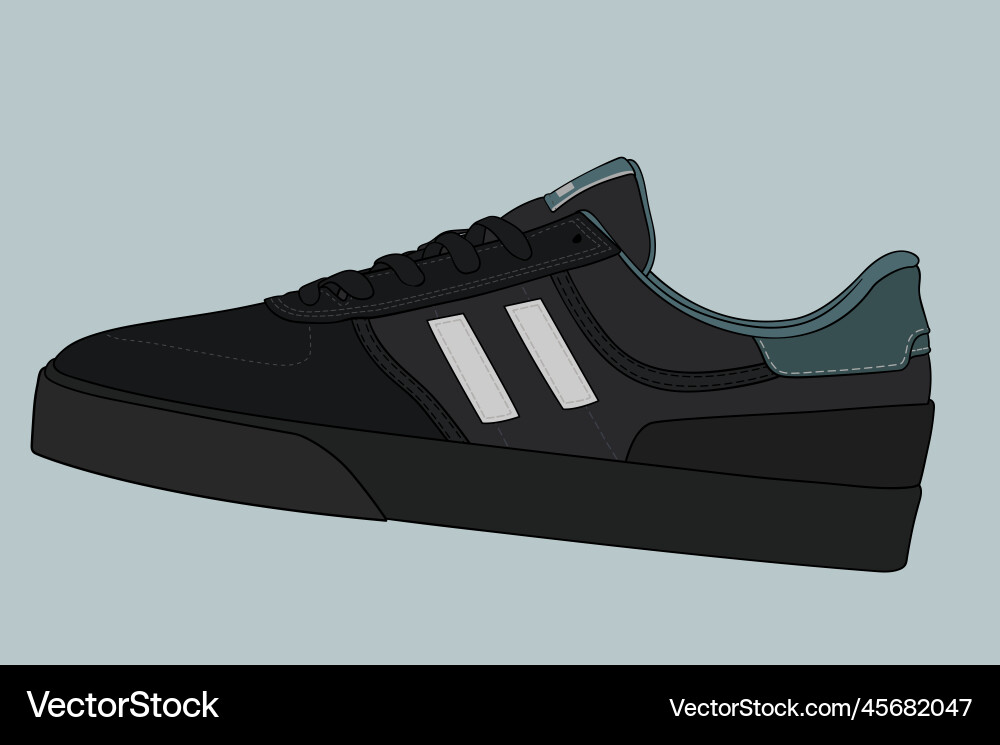 Stylish Nike Sneakers Royalty Free Vector Image