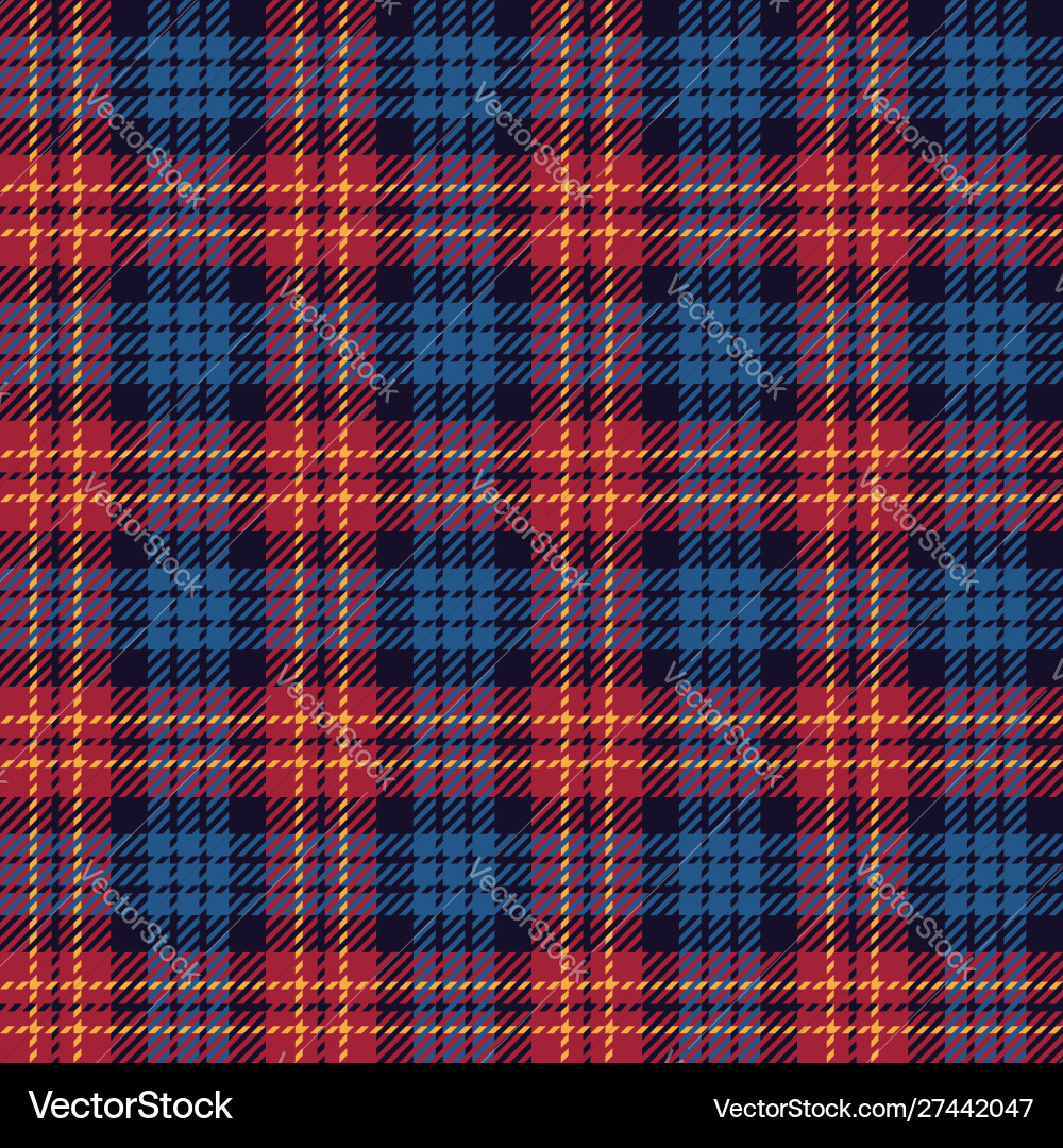 Tartan pattern background vector image