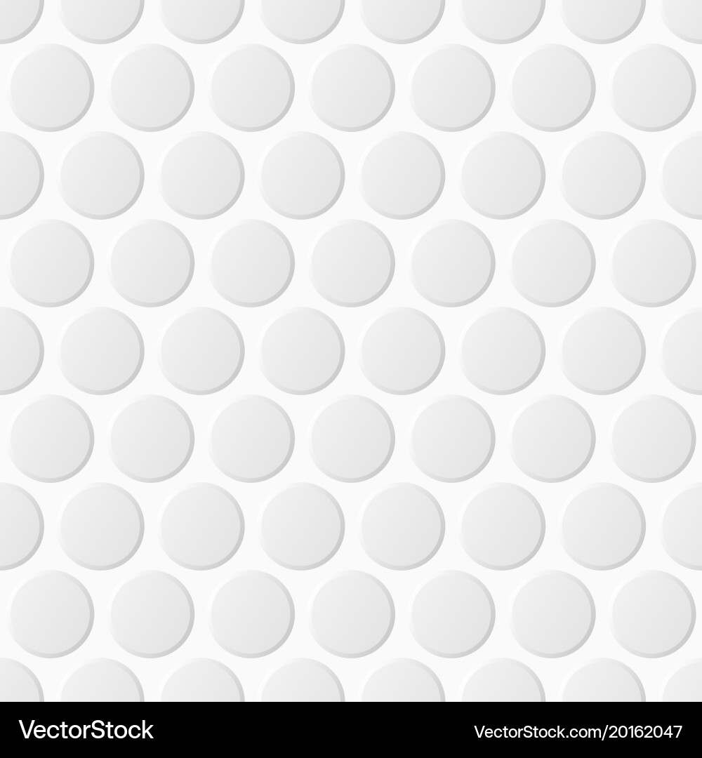 White dotted texture - seamless pattern vector image