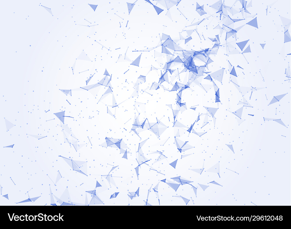 Abstract background with a low poly design Vector Image