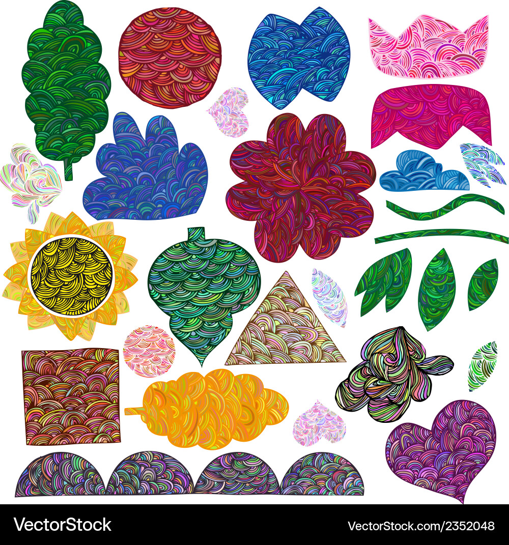Abstract element of design vector image