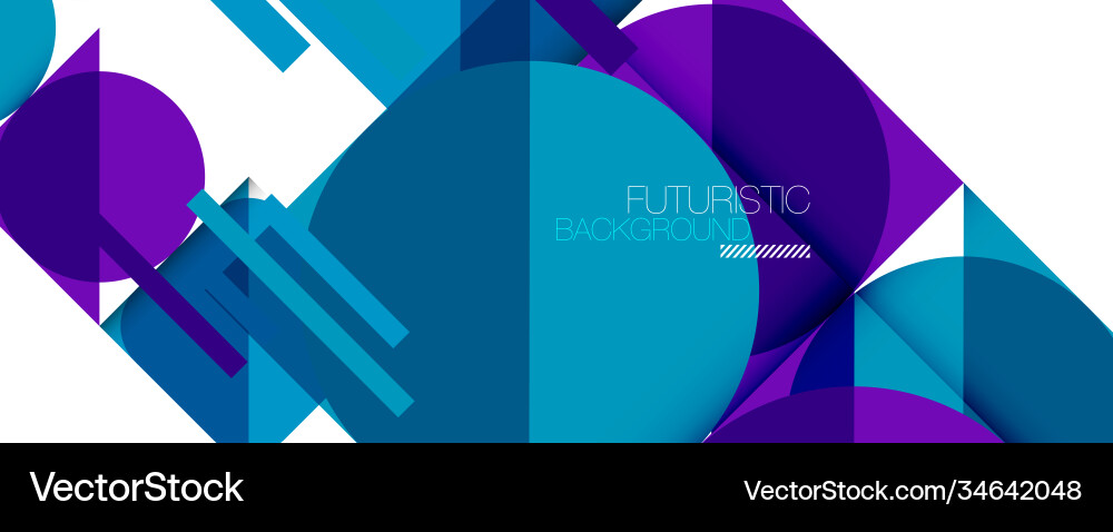 Clean minimal geometric abstract background Vector Image