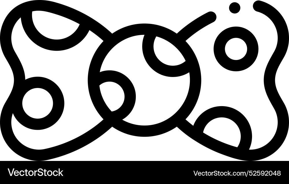 Clown icon thin linear style design isolated Clown icon thin linear style design isolated vector image