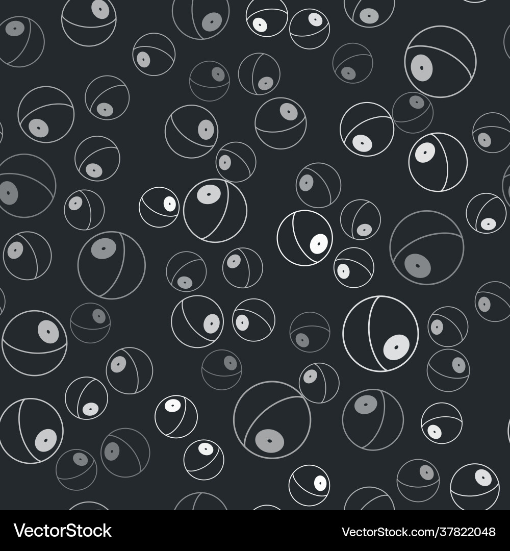 Grey planet icon isolated seamless pattern Grey planet icon isolated seamless pattern vector image