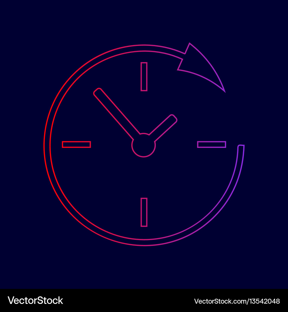 Service and support for customers around the clock Service and support for customers around the clock vector image